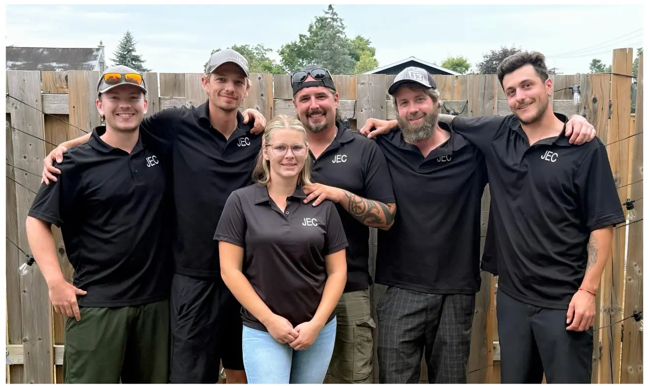 Matt and Caitlin Johnston - Owners of Johnston Electrical in Woodville